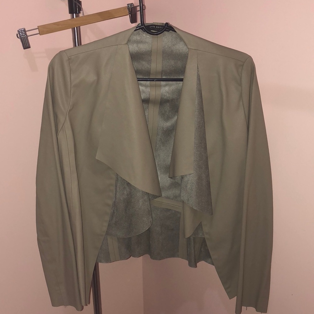 Leather Blazer